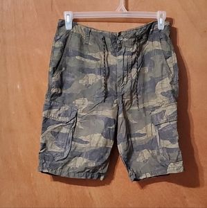 Old Navy Green Camo Swimsuit Size 31 4 Large Pockets